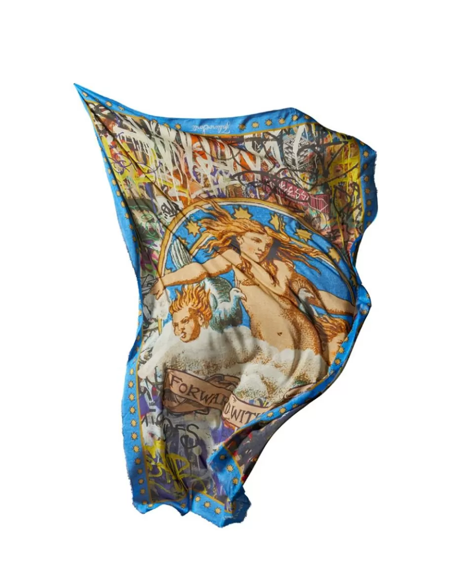 Women Faliero Sarti Women's Scarves<Coreterno Print Scarf | Without Filter