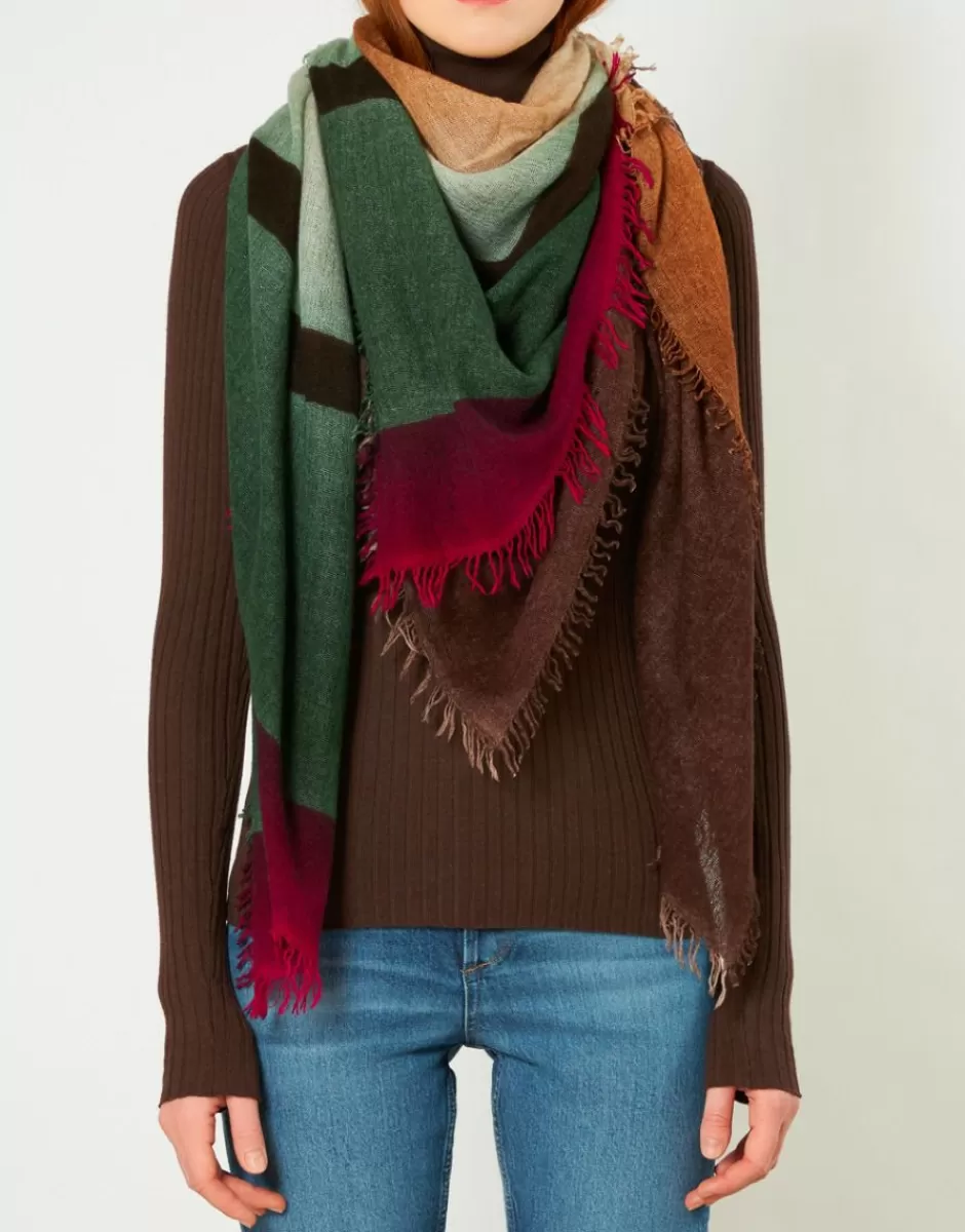 Women Faliero Sarti Women's Scarves<Oversize Cashmere, Silk And Virgin Wool Scarf | Yara
