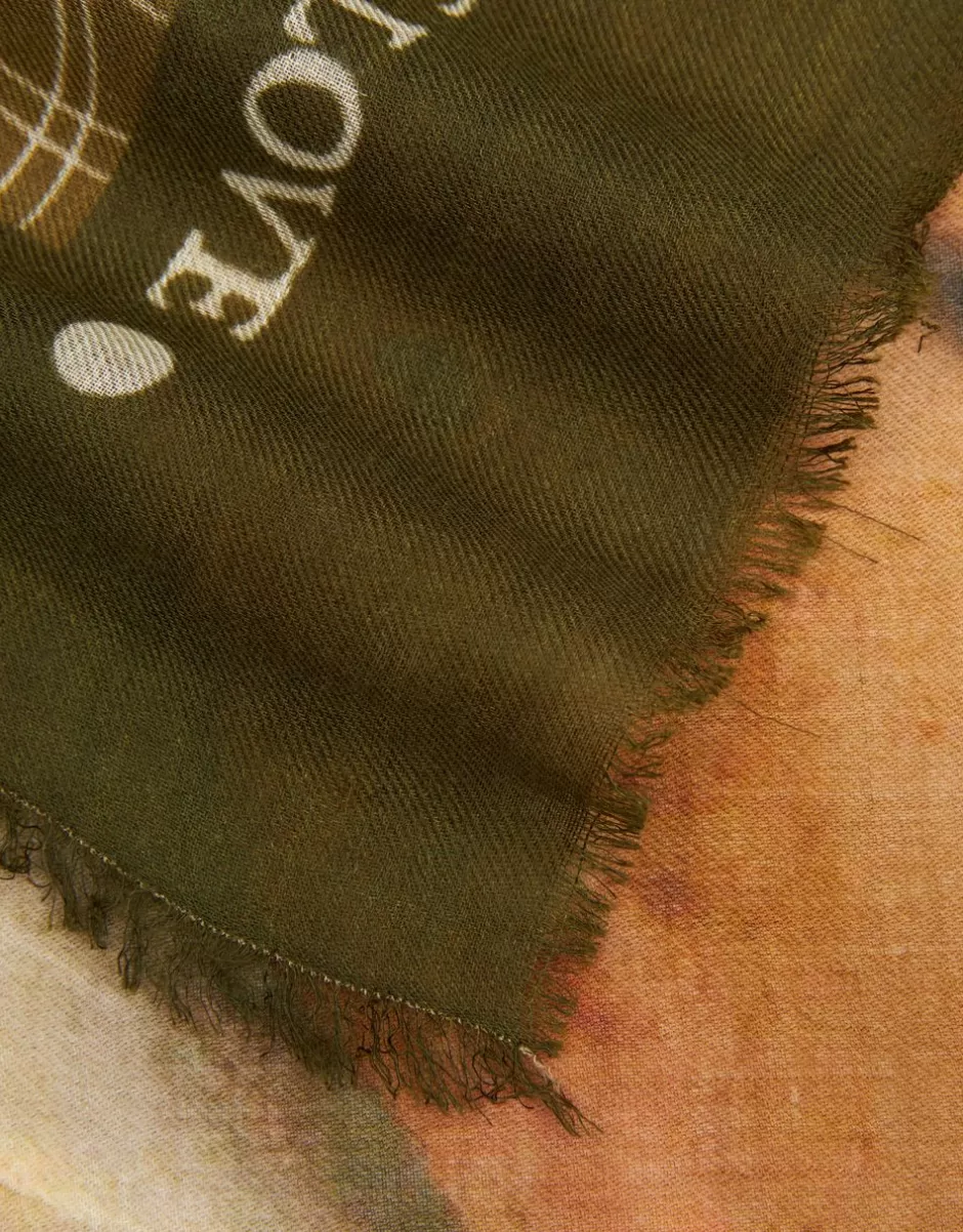 Women Faliero Sarti Women's Scarves<Printed Stole In Collaboration With Coreterno | Florilegi