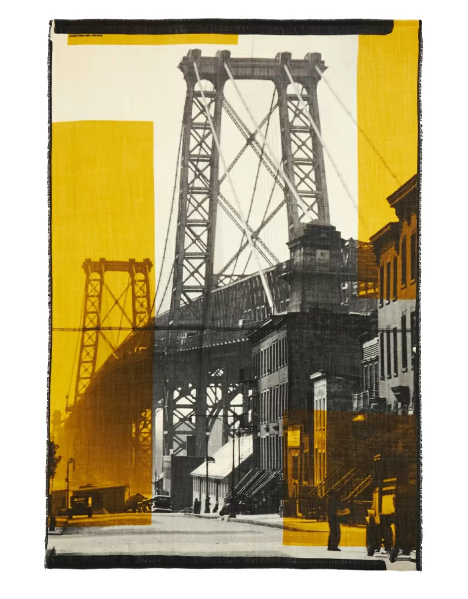 Women Faliero Sarti Women's Scarves<Scarf In Collaboration With The New York Public Library | Brooklyn