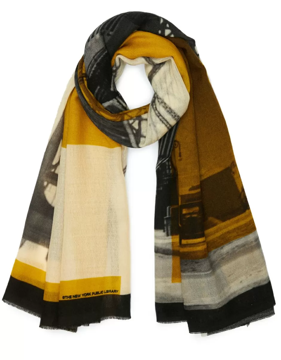 Women Faliero Sarti Women's Scarves<Scarf In Collaboration With The New York Public Library | Brooklyn