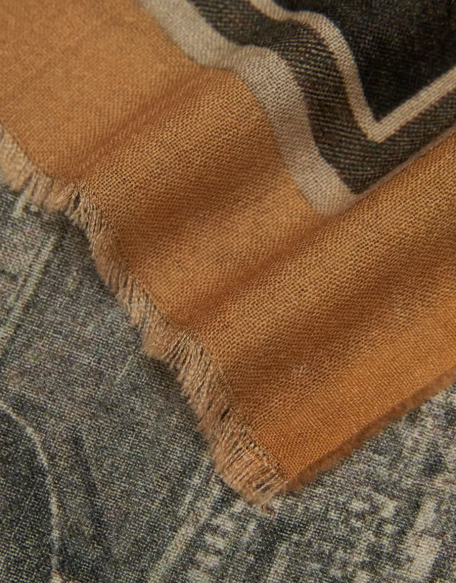 Men Faliero Sarti Men's Scarves<Scarf In Collaboration With The New York Public Library | Manhattan