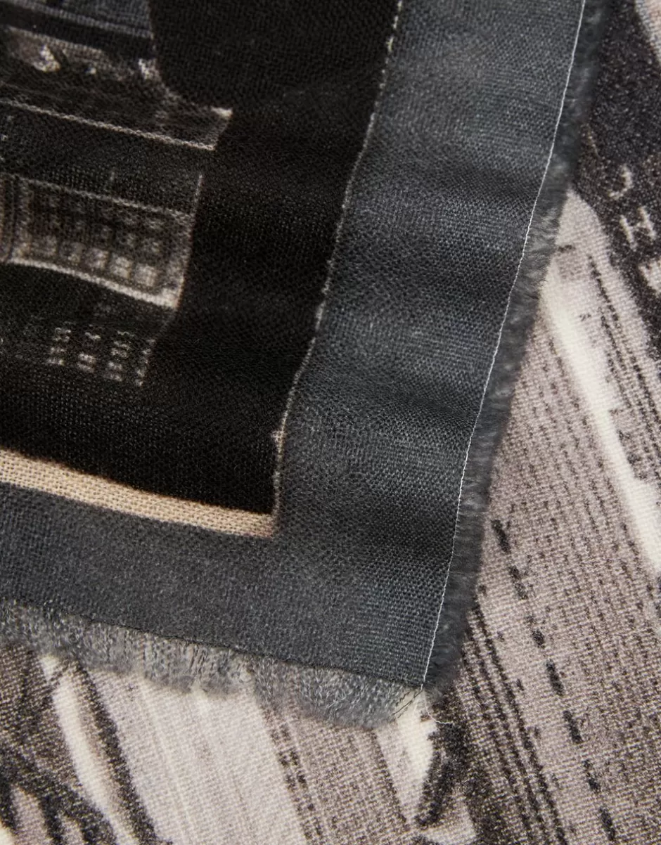 Women Faliero Sarti Women's Scarves<Scarf In Collaboration With The New York Public Library | Roll