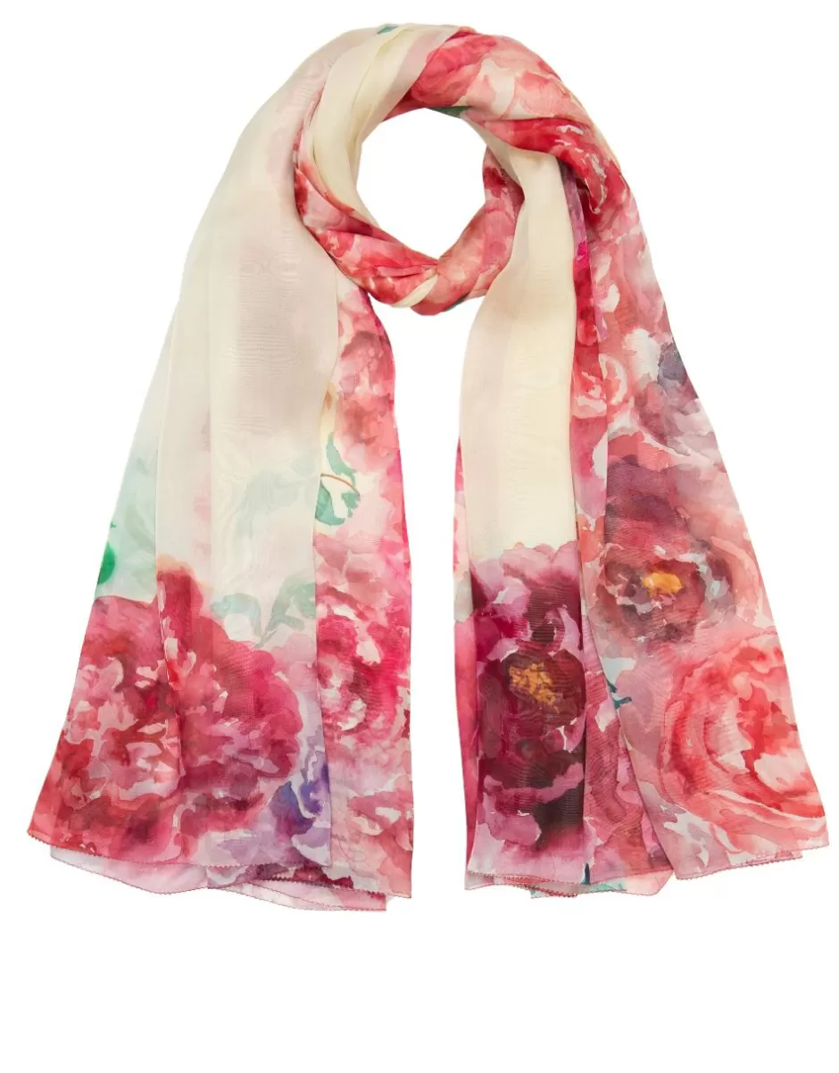 Women Faliero Sarti Women's Scarves<Silk Printed Scarf In Collaboration With Fiona Corsini | Kimberly