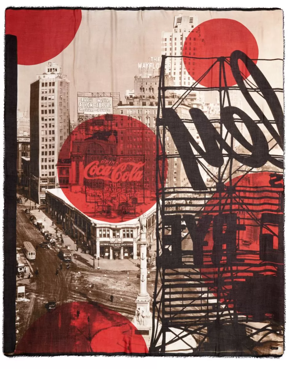 Women Faliero Sarti Women's Scarves<Stole In Collaboration With The New York Public Library | Big Cola