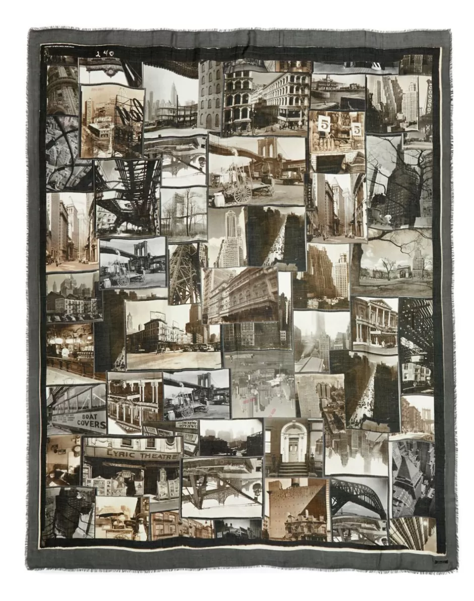 Women Faliero Sarti Women's Scarves<Stole In Collaboration With The New York Public Library | Big Roll