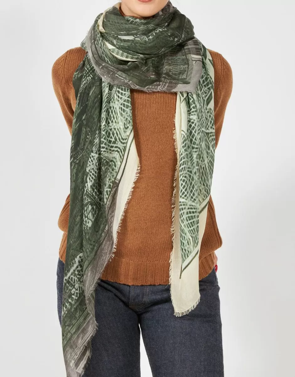 Women Faliero Sarti Women's Scarves<Stole In Collaboration With The New York Public Library | Dollaro